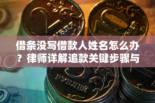济南借条没写借款人姓名怎么办？律师详解追款关键步骤与证据链构建
