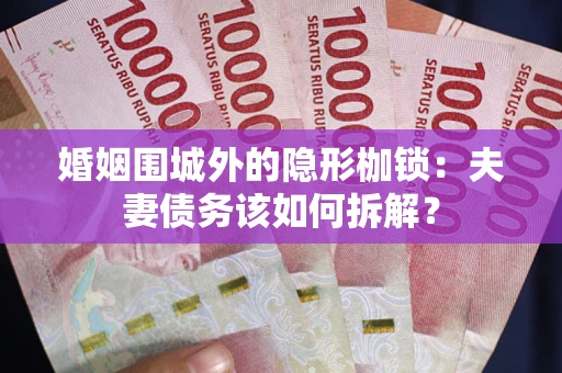 济南婚姻围城外的隐形枷锁：夫妻债务该如何拆解？